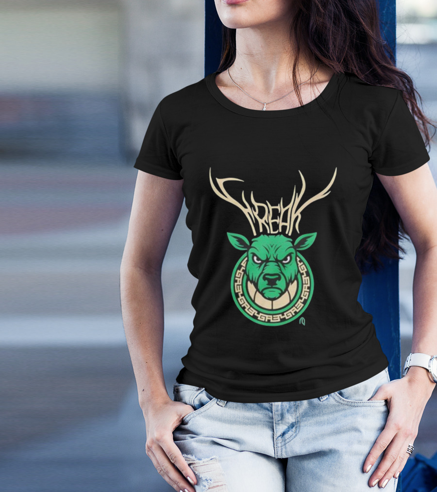 Freak Milwaukee Bucks Giannis Antetokounmpo Deer Player T-Shirt