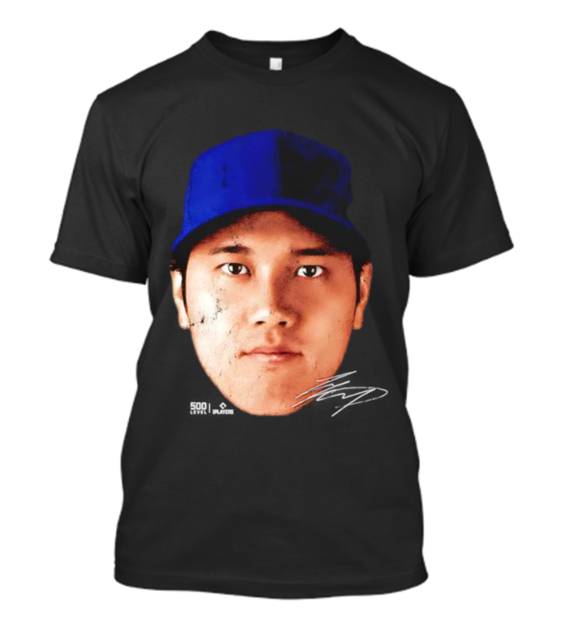 Shohei Ohtani Los Angeles Vintage Head Signature T-Shirt
