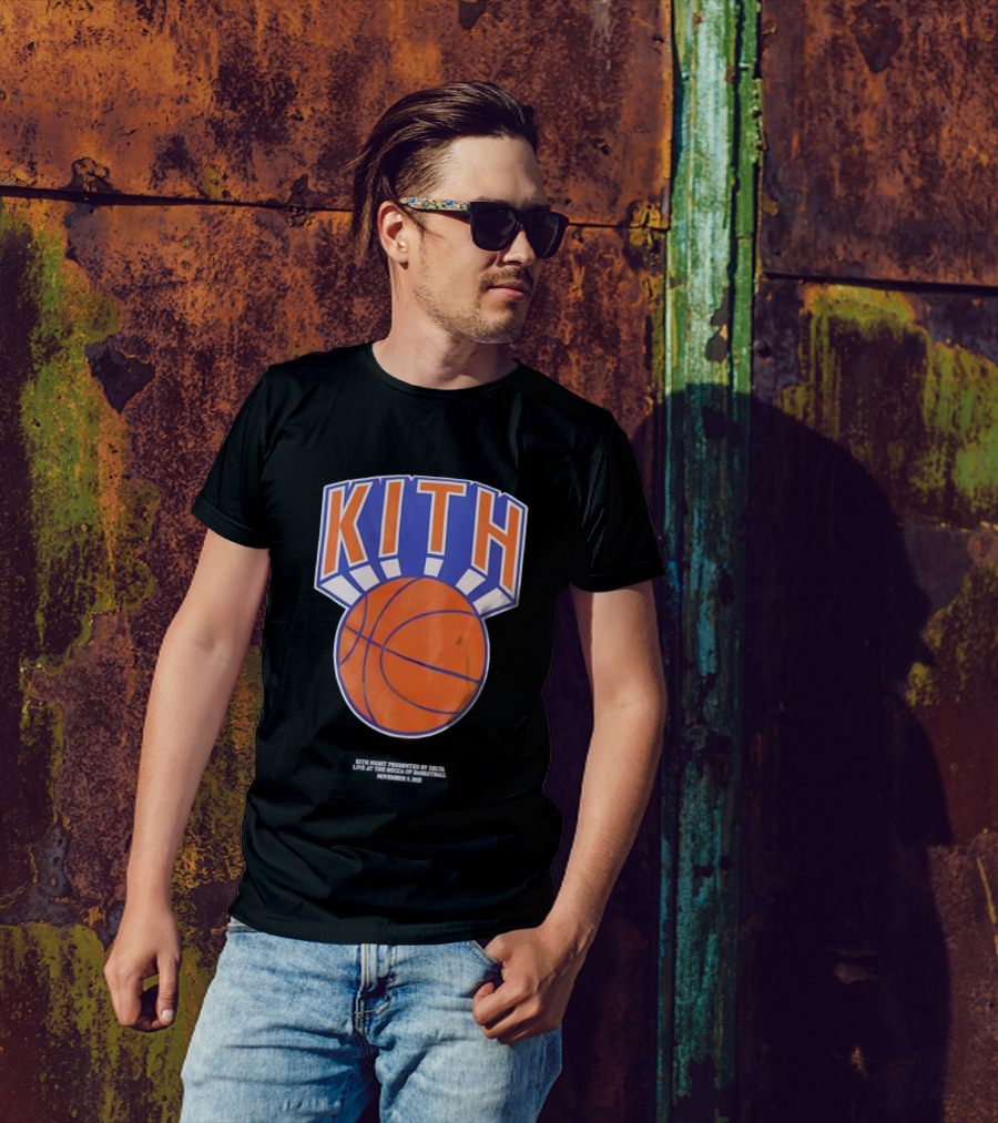 Kith New York Knicks Retro NY Nelson Basketball T-Shirt