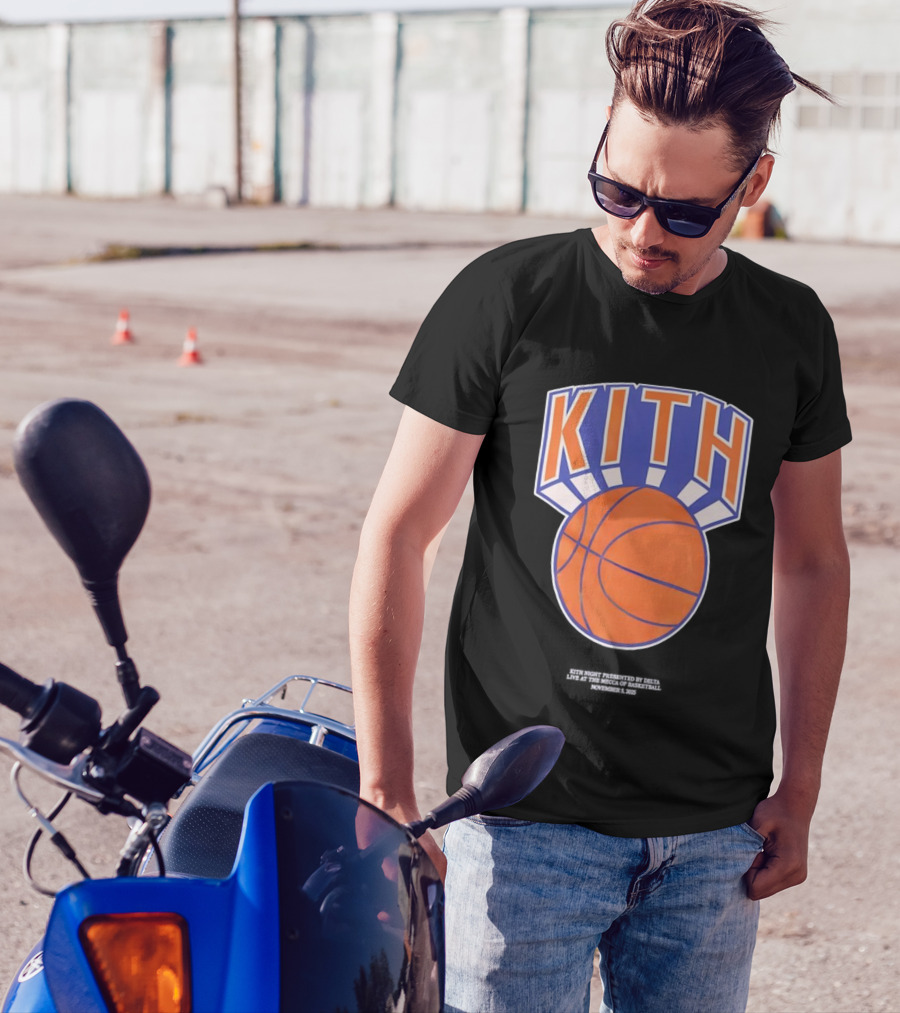Kith New York Knicks Retro NY Nelson Basketball T-Shirt