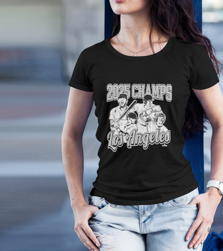 Los Angeles 2025 Champs Baseball Team Triumph T-Shirt