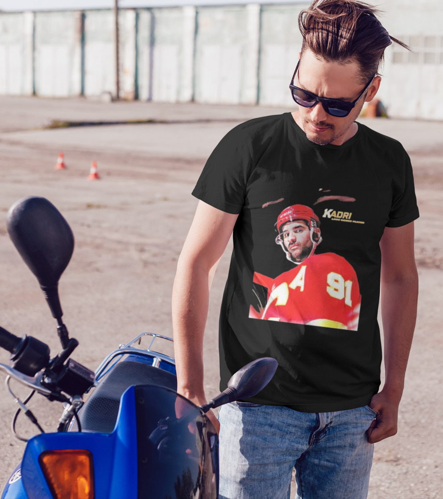 Kadri Calgary Hockey 91 Achievement Milestone T-Shirt