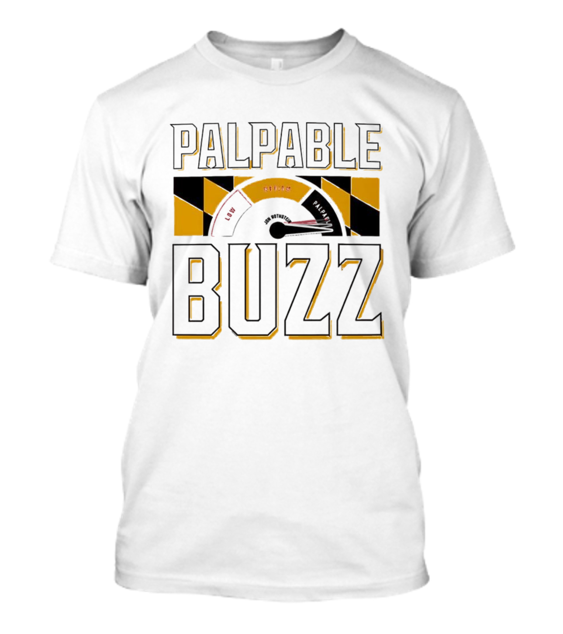 Jon Rothstein Sports Reporter Palpable Buzz Gauge Icon T-Shirt
