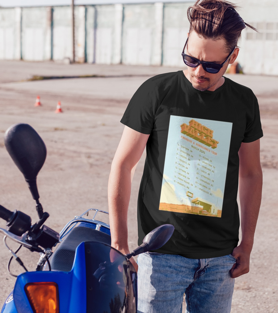 High Valley Paradise Hurricanes Tour 2026 March Dates Canada USA Locations T-Shirt