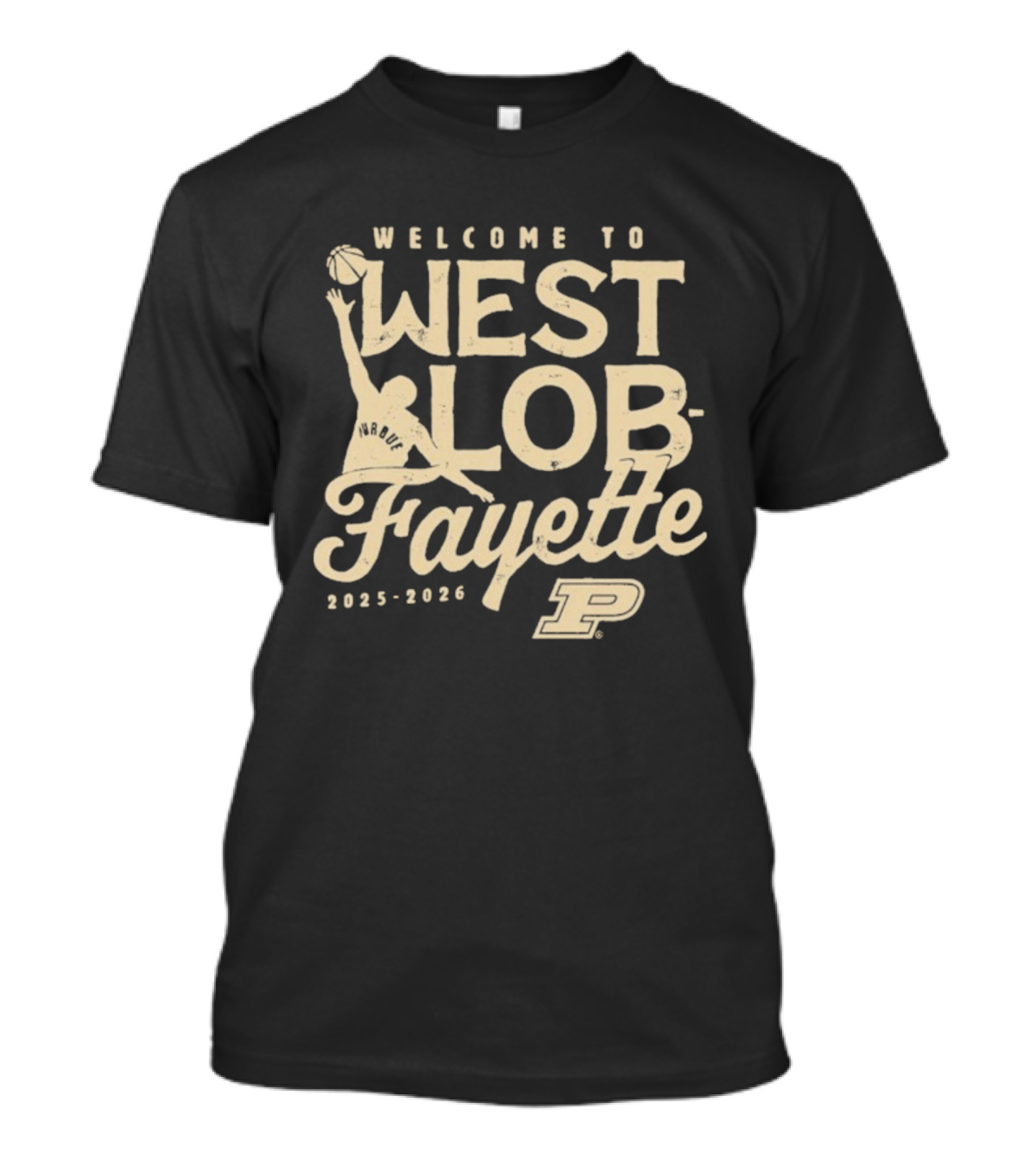 Purdue Boilermakers Welcome To West Lob Fayette 2025-2026 T-Shirt