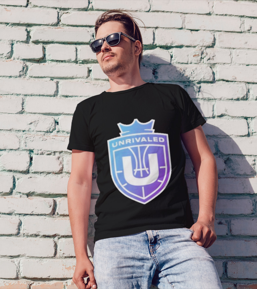 Unrivaled Gradient Basketball Crest T-Shirt