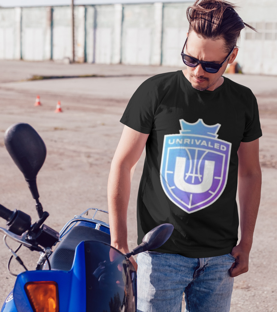 Unrivaled Gradient Basketball Crest T-Shirt