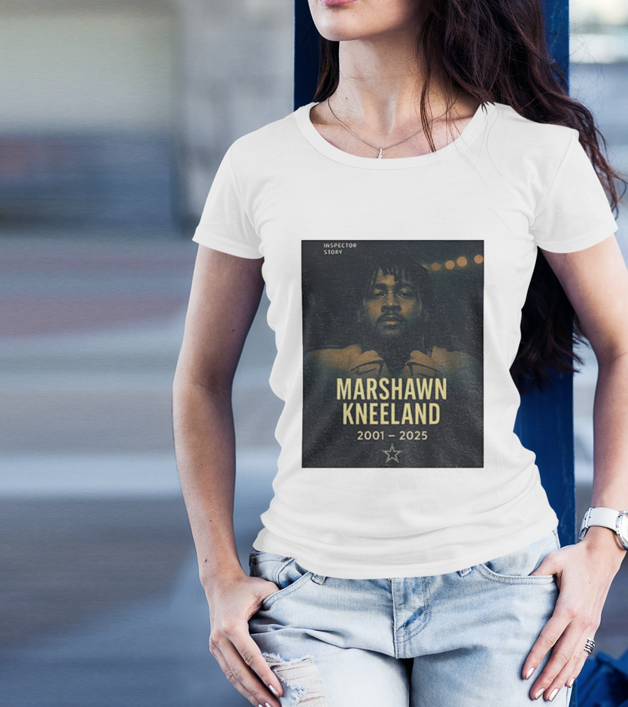 Inspector Story Marshawn Kneeland 2001-2025 Dallas Cowboys Star T-Shirt