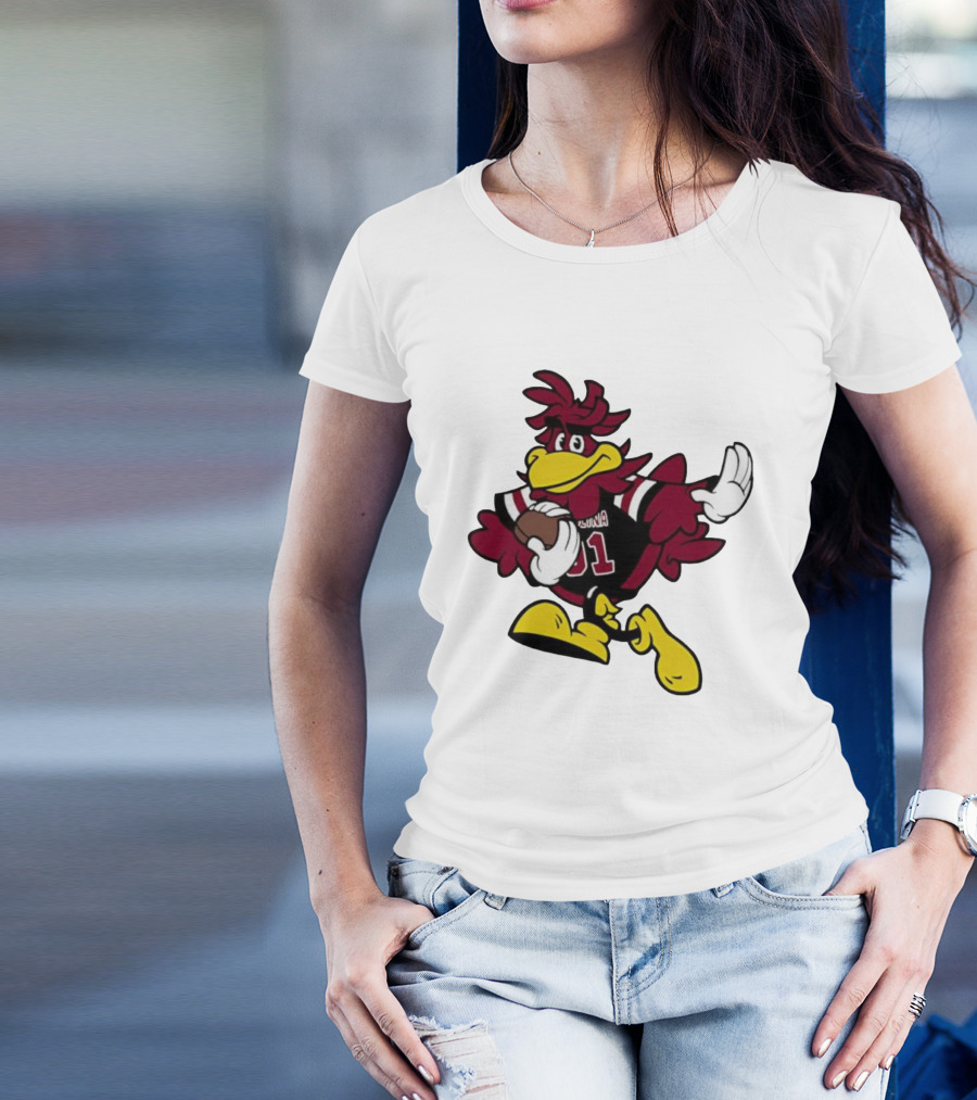 University Of South Carolina Cocky 01 Football Mascot T-Shirt
