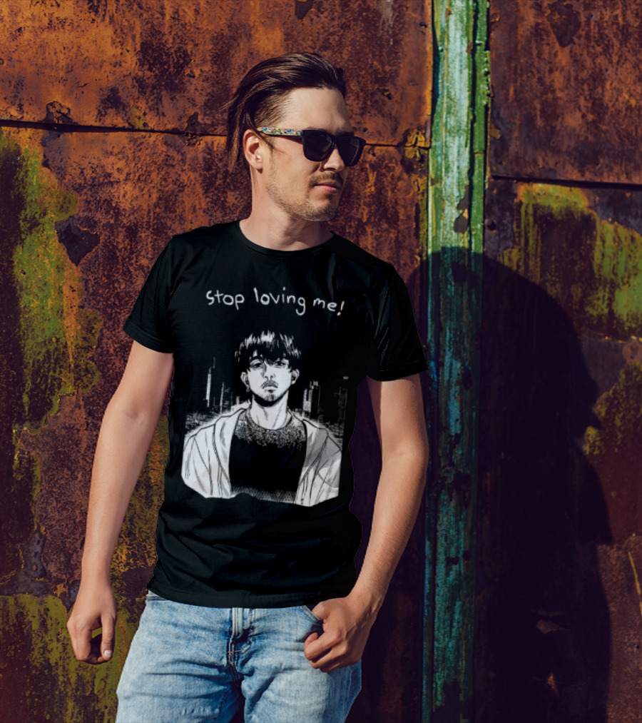 Stop Loving Me Manga Character Urban Scene T-Shirt