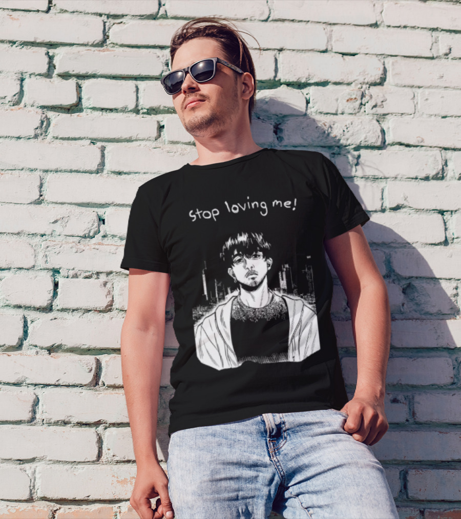 Stop Loving Me Manga Character Urban Scene T-Shirt