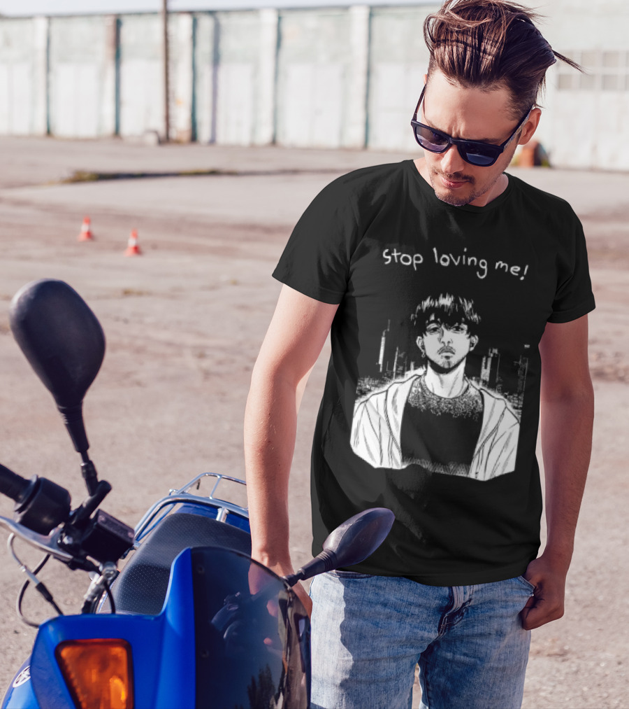 Stop Loving Me Manga Character Urban Scene T-Shirt
