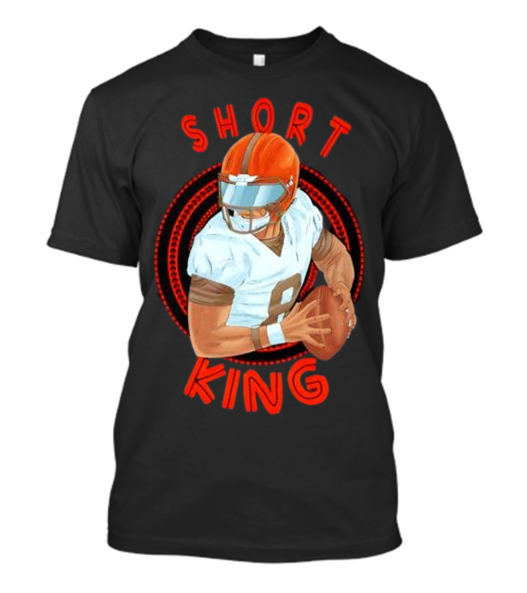 Cleveland Browns Short King Football Player Fan Favorite T-Shirt