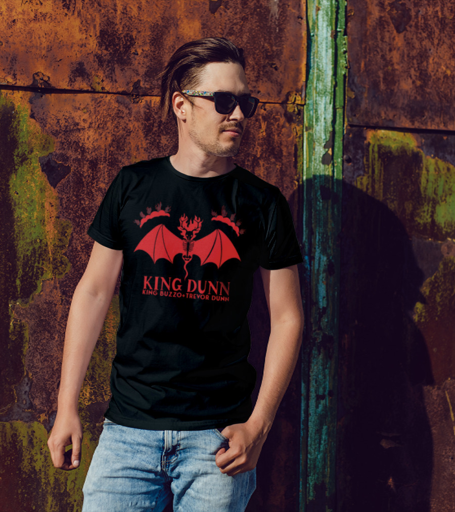 King Dunn King Buzzo Trevor Dunn Red Bat Imagery Melvinsdotcom T-Shirt