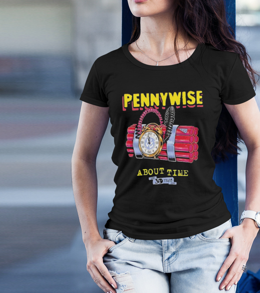Pennywise About Time 30 Years 1996-2026 Anniversary Halloween T-Shirt