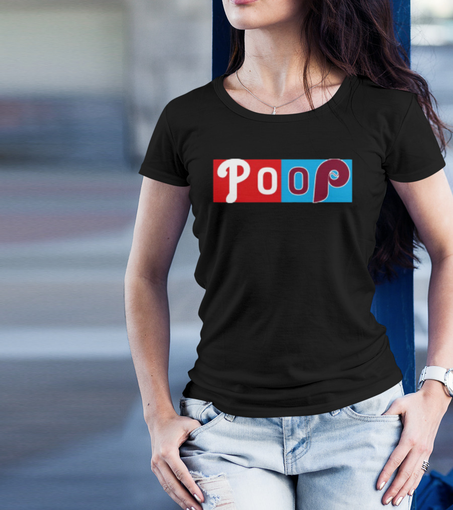 Philadelphia Baseball Parody Poop Game T-Shirt