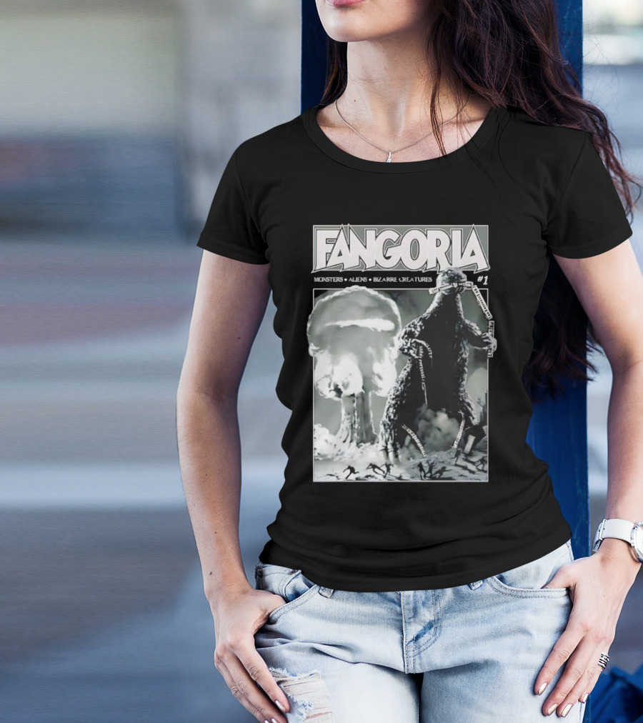 Fangoria Monsters Aliens Bizarre Creatures Godzilla T-Shirt