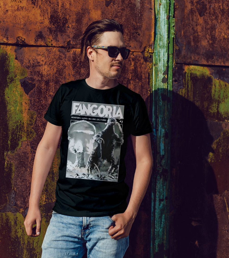 Fangoria Monsters Aliens Bizarre Creatures Godzilla T-Shirt