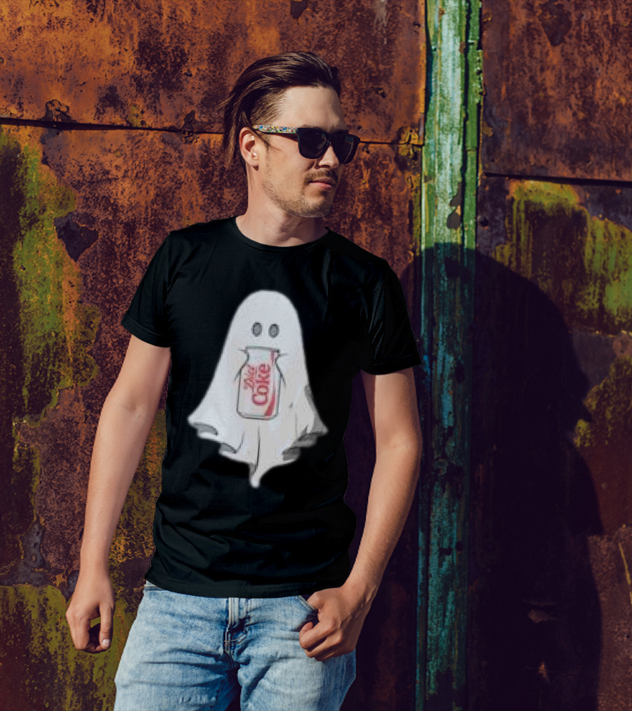 Ghost Drinking Diet Coke Can T-Shirt