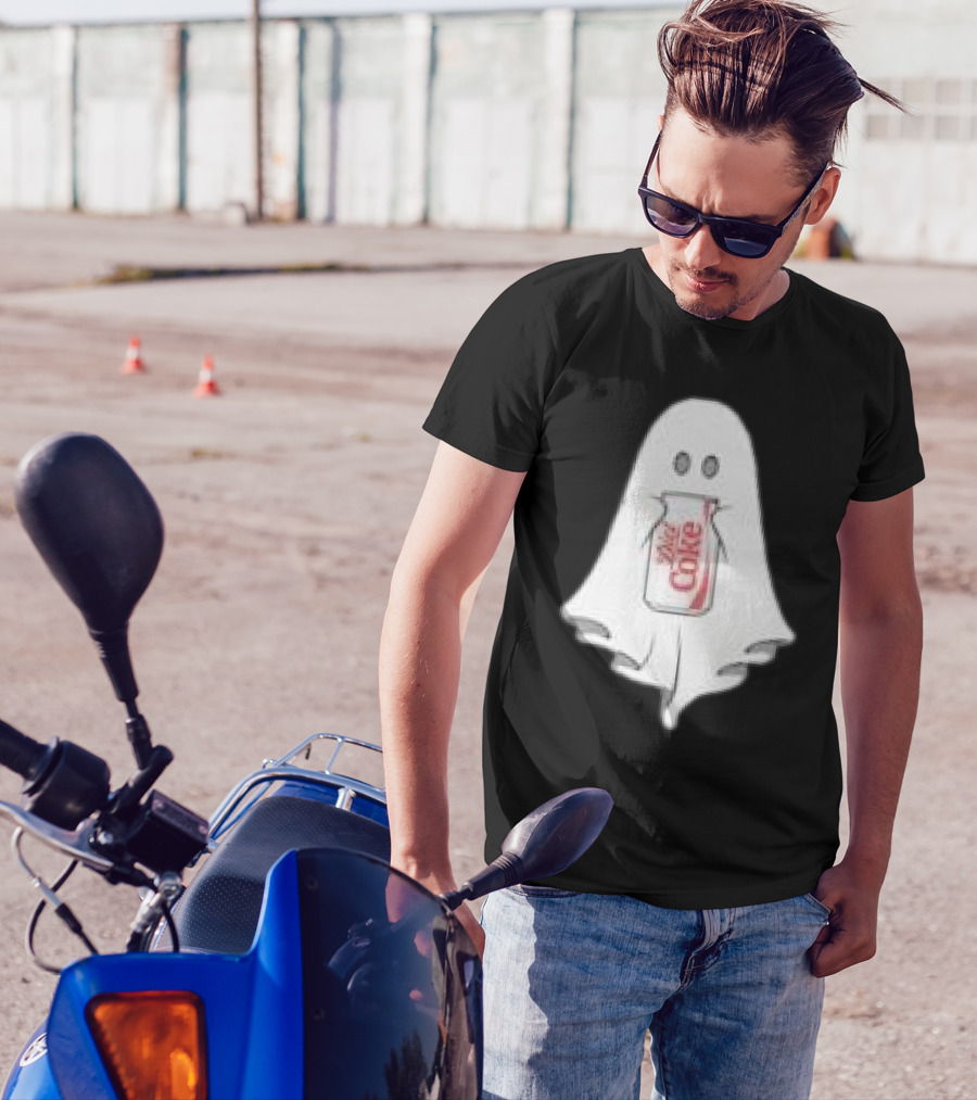 Ghost Drinking Diet Coke Can T-Shirt