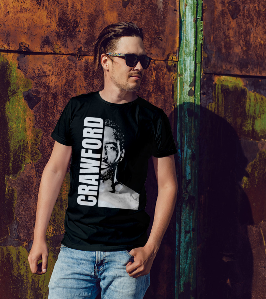 Crawford Face Of Boxing Terence Black And White Style T-Shirt