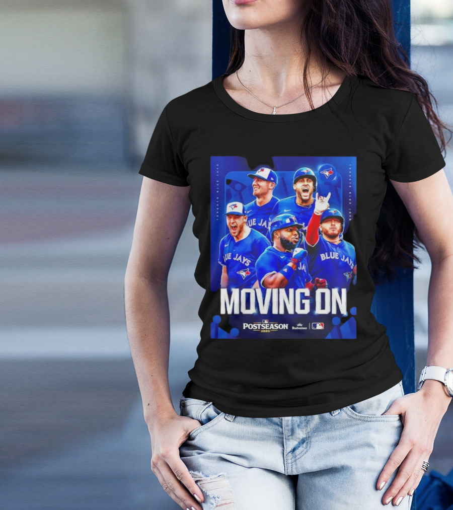 Toronto Blue Jays Moving On Postseason 2025 American League Championship Series T-Shirt
