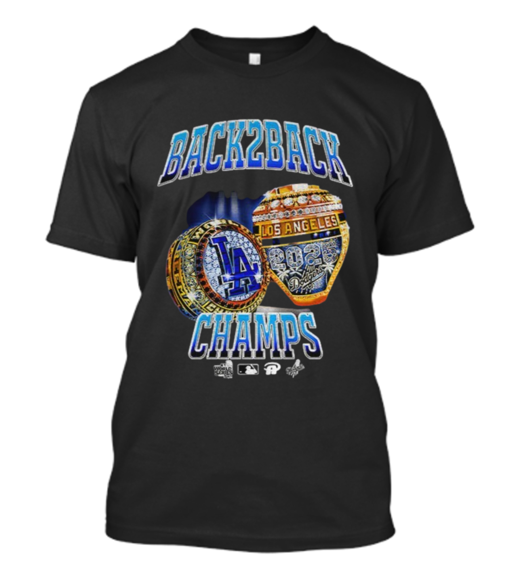 Back2Back Los Angeles 2025 Dodgers Champs T-Shirt