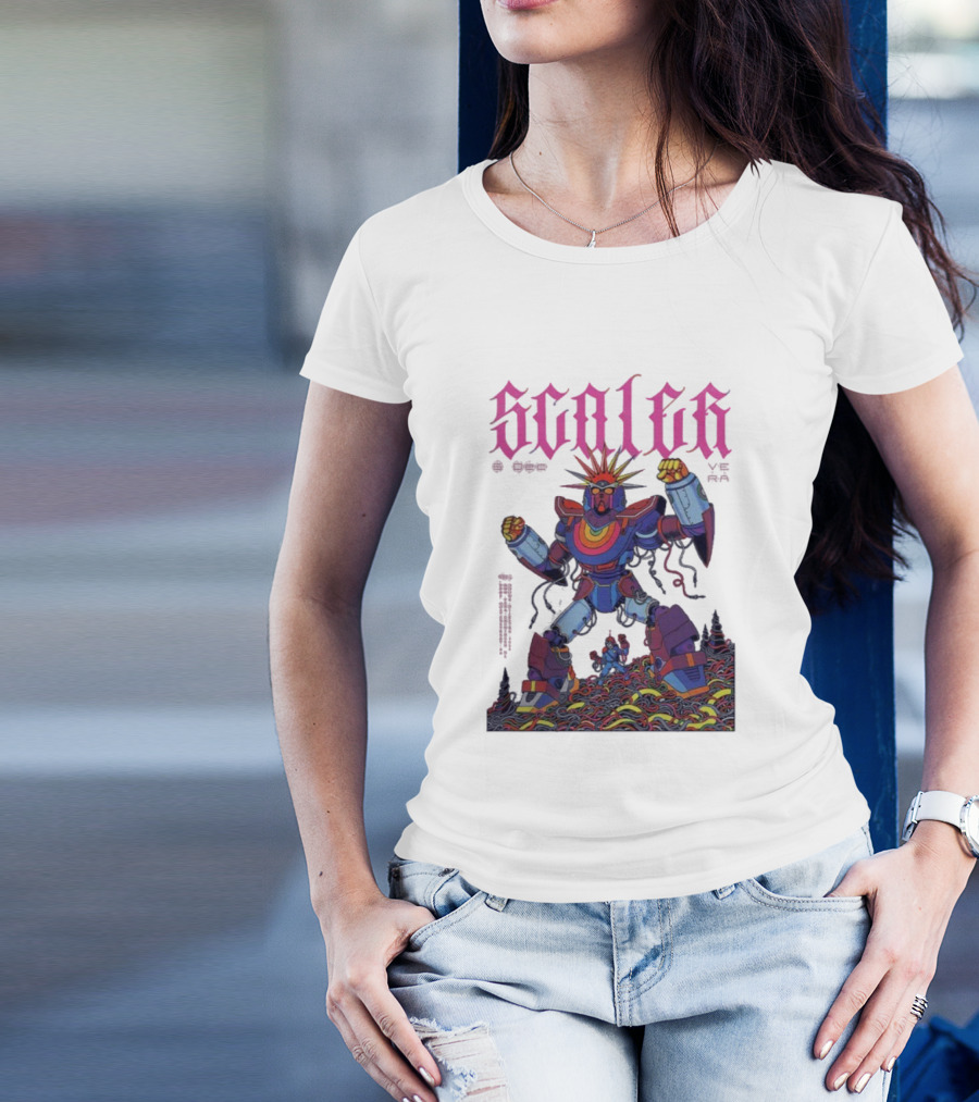 Scaler Groningen Netherlands 2025 Event VERA December 6 Retro Robot Art T-Shirt