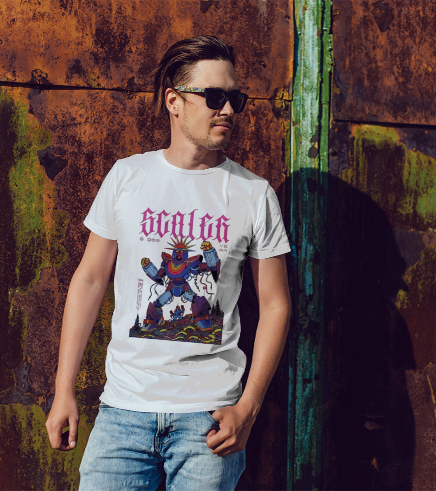 Scaler Groningen Netherlands 2025 Event VERA December 6 Retro Robot Art T-Shirt