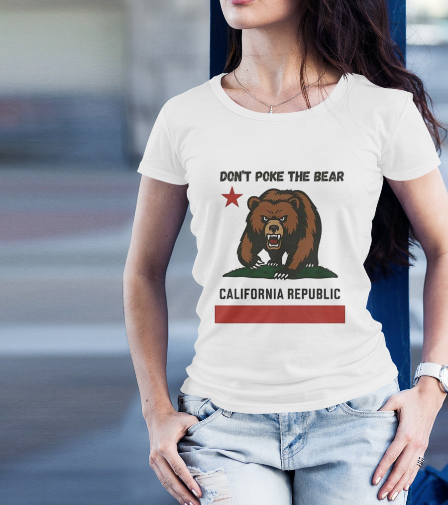 Don’t Poke The Bear California Republic Star Icon T-Shirt