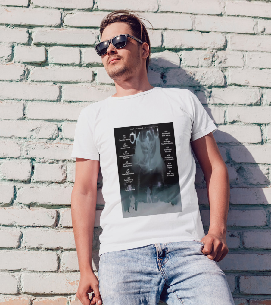 Choke Enough 2026 US Tour Coachella Festival Seattle Portland San Francisco New York T-Shirt