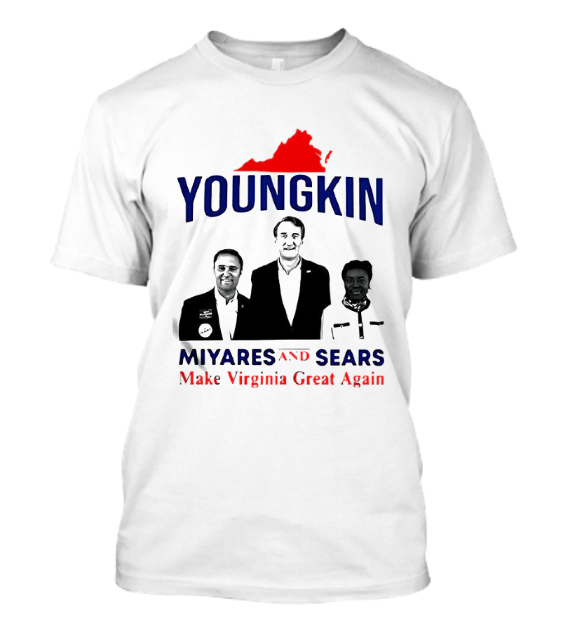 Youngkin Miyares Sears Make Virginia Great Again T-Shirt