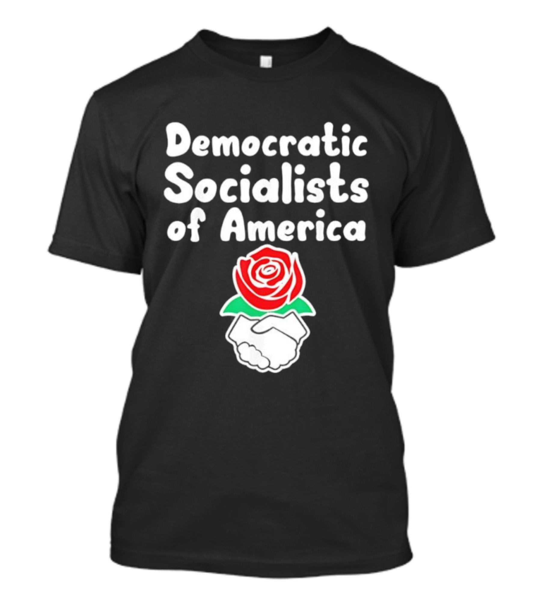 Democratic Socialists Of America Rose Emblem T-Shirt
