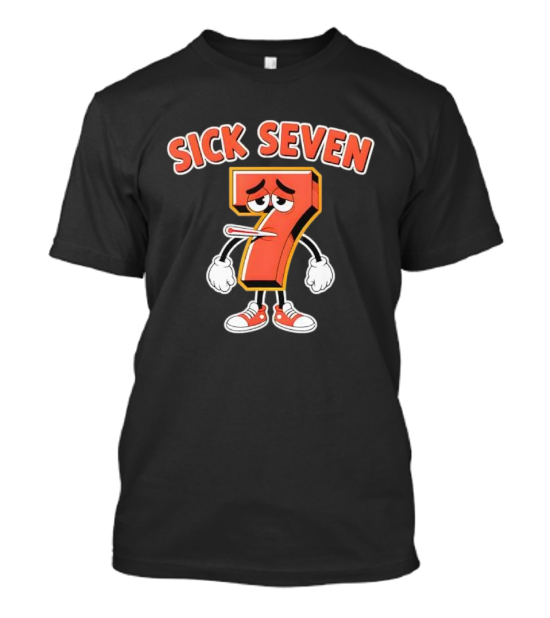 Sick Seven 67 Halloween Costume Fun Wordplay T-Shirt