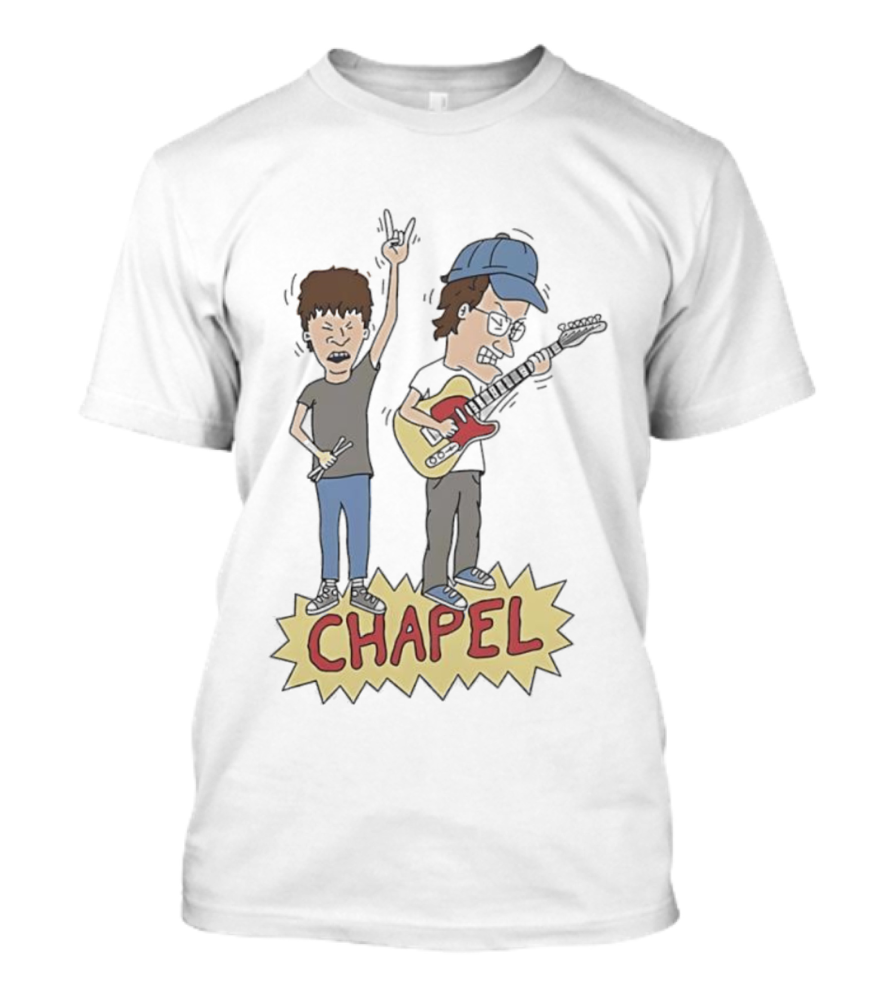 Beavis And Butt-Head Chapel Rock Duo Animation Series T-Shirt