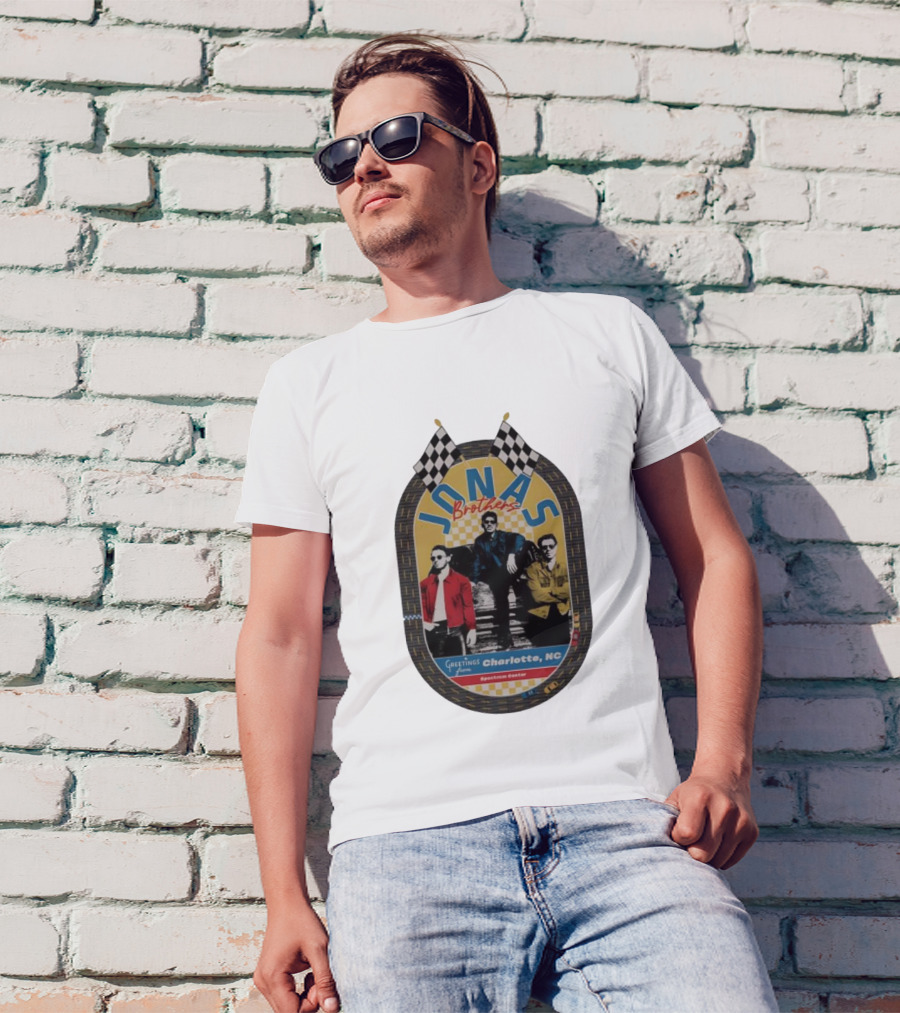 Jonas Brothers November 5 2025 Greetings From Charlotte NC Spectrum Center T-Shirt