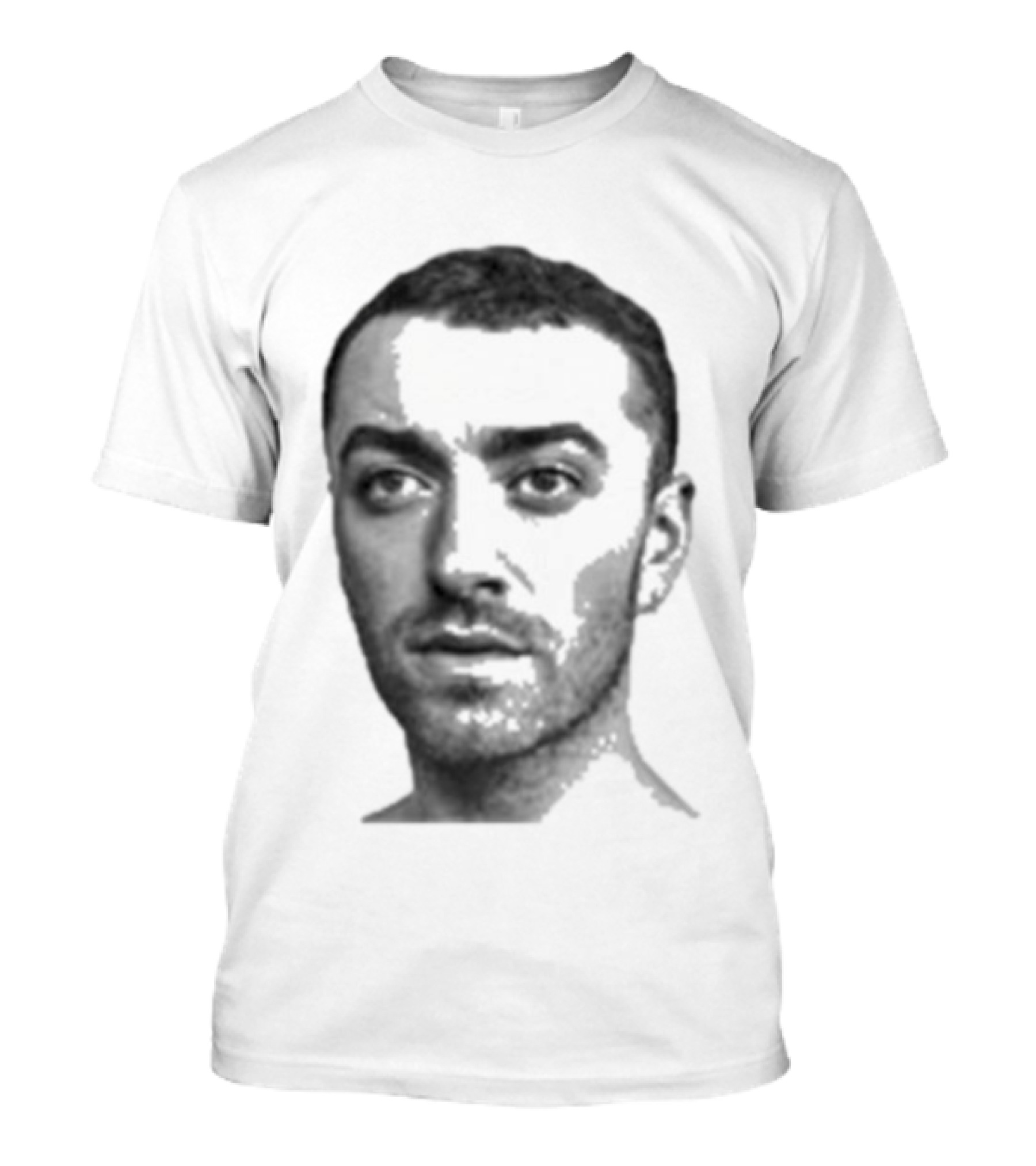 Sam Smith The Thrill Of It All Monochrome Portrait T-Shirt
