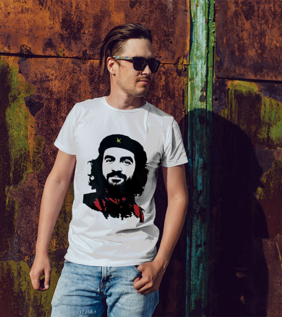 Zohran Che Yellow Star Red Contrast T-Shirt