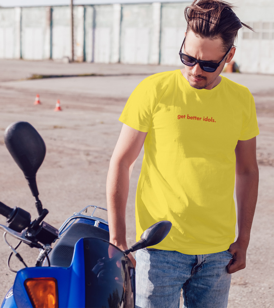 Bailey Sarian Merch Get Better Idols Red Text T-Shirt