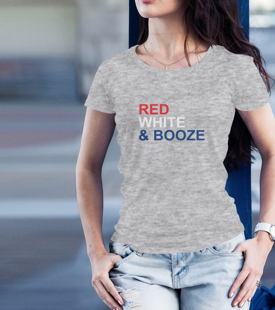 RED WHITE AND BOOZE Tim Young Merch T-Shirt