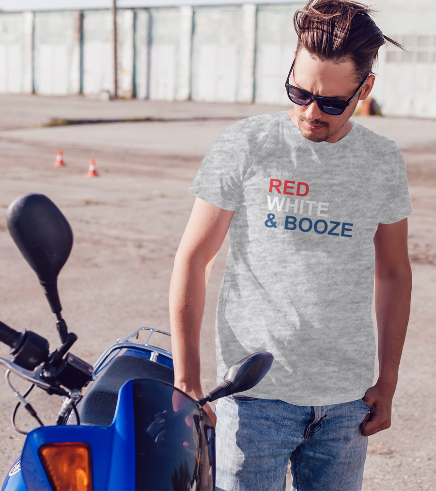 RED WHITE AND BOOZE Tim Young Merch T-Shirt