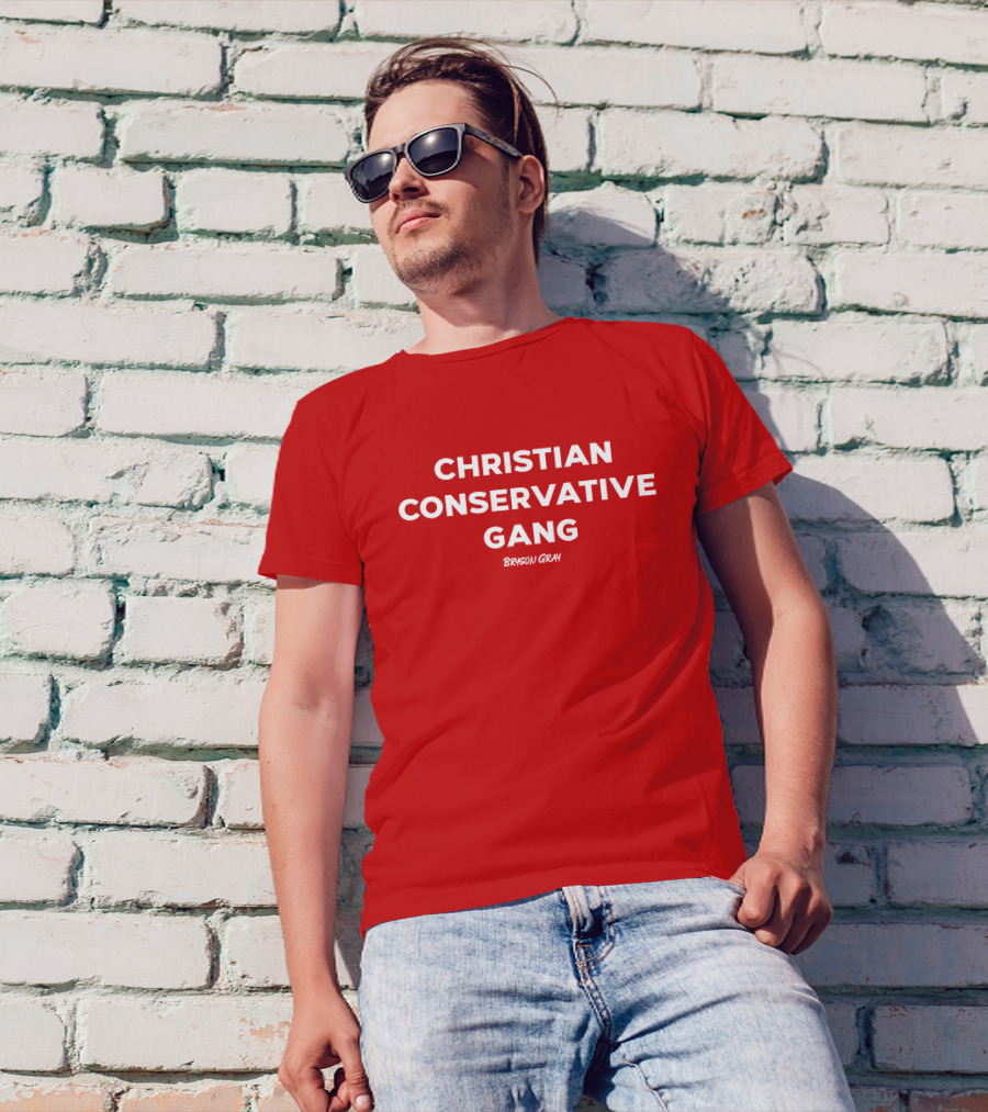 CHRISTIAN CONSERVATIVE GANG BRYSON GRAY T-Shirt