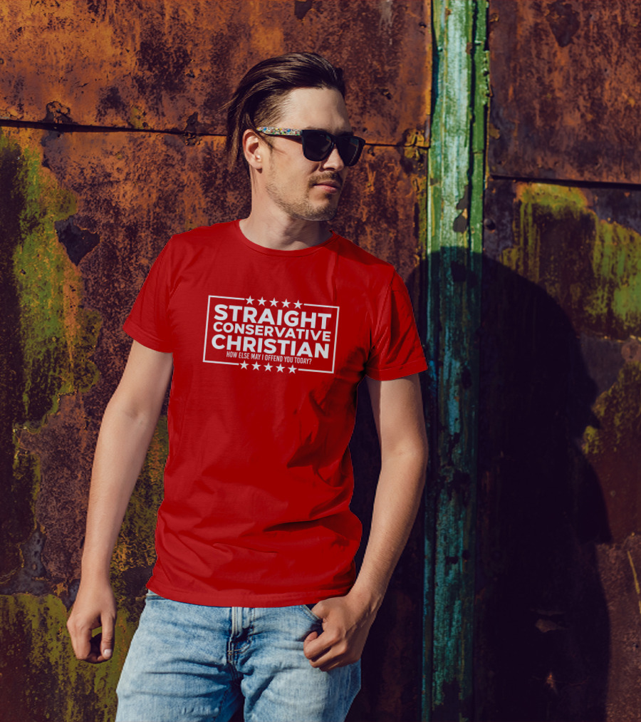 Hodgetwins Store Straight Conservative Christian How Else May I Offend You Today T-Shirt