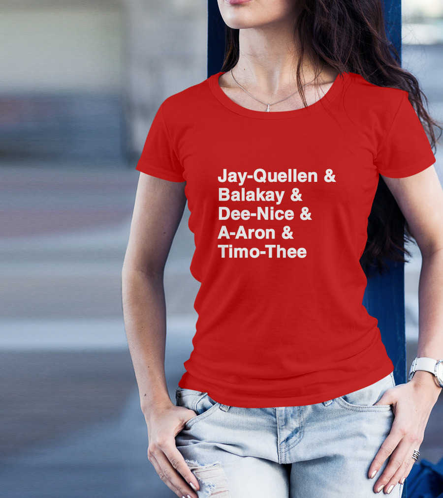 Jay Quellen And Balakay And Dee Nice And A-Aron And Timo Thee T-Shirt