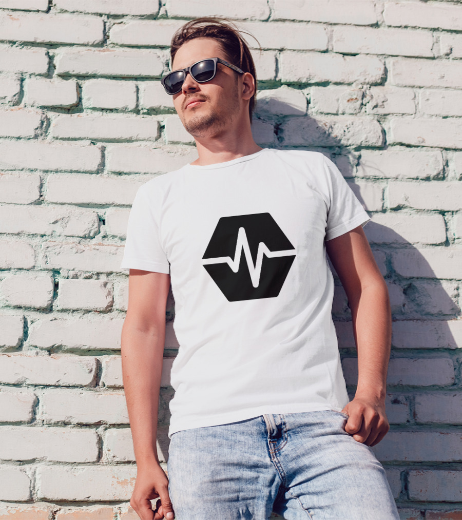 Stakerstoreus HEX PulseChain Logo Merch T-Shirt