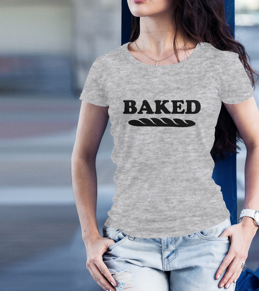 Kira Kosarin Baked Text With Twisted T-Shirt