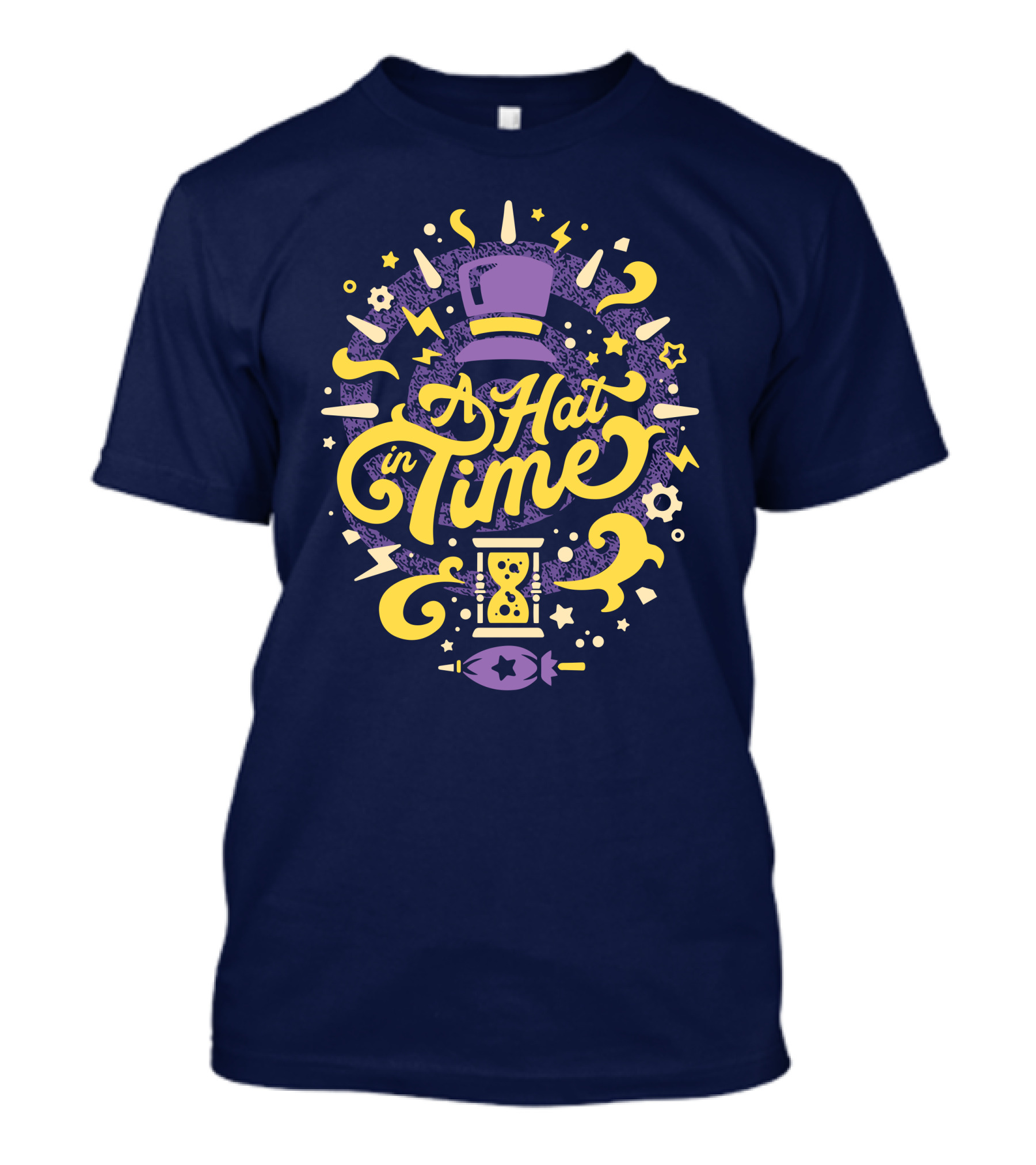 A Hat In Time Fangamer Merch Purple And Yellow Design With Hat And Hourglass T-Shirt