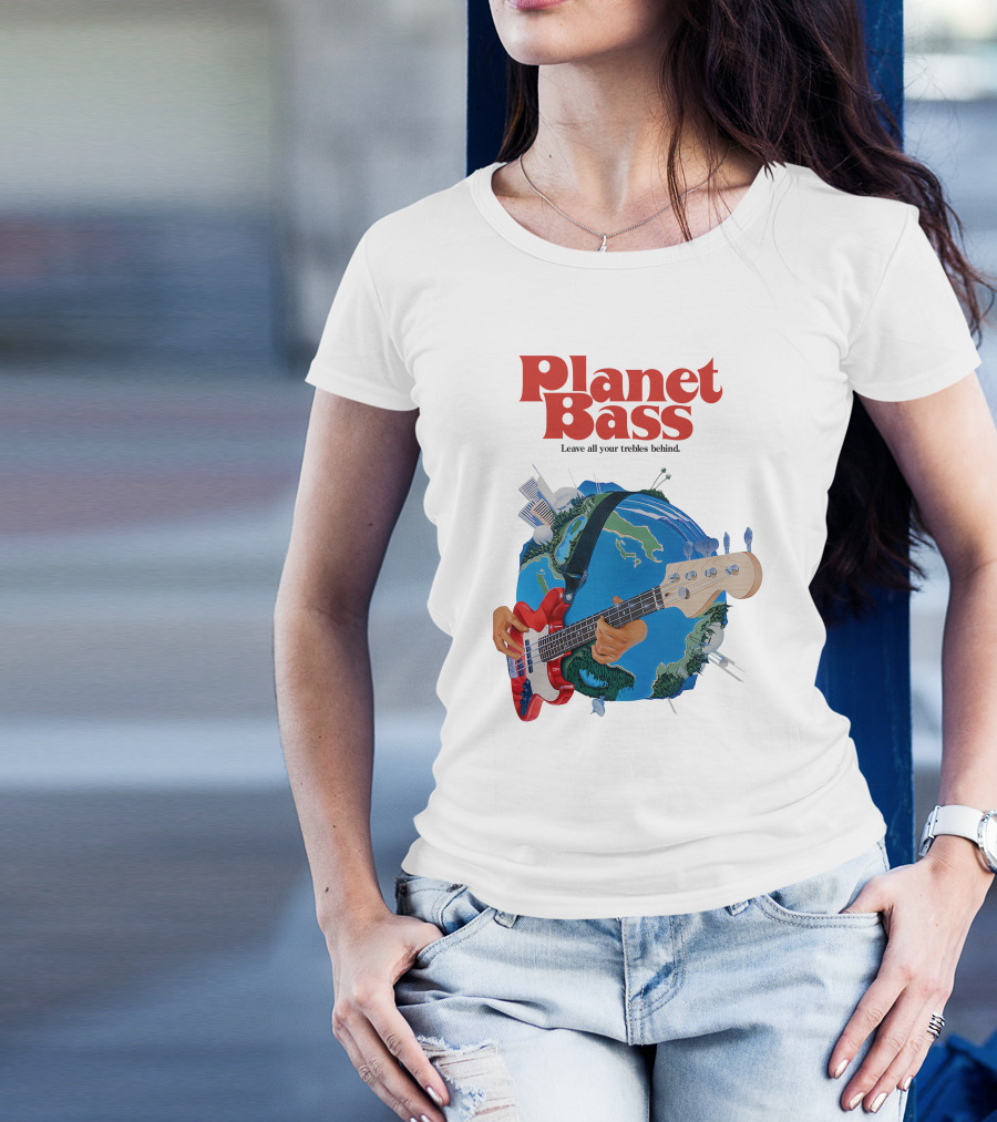 Planet Bass Leave All Your Trebles Behind T-Shirt