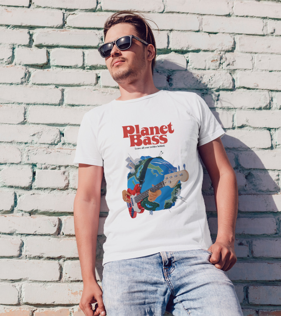 Planet Bass Leave All Your Trebles Behind T-Shirt