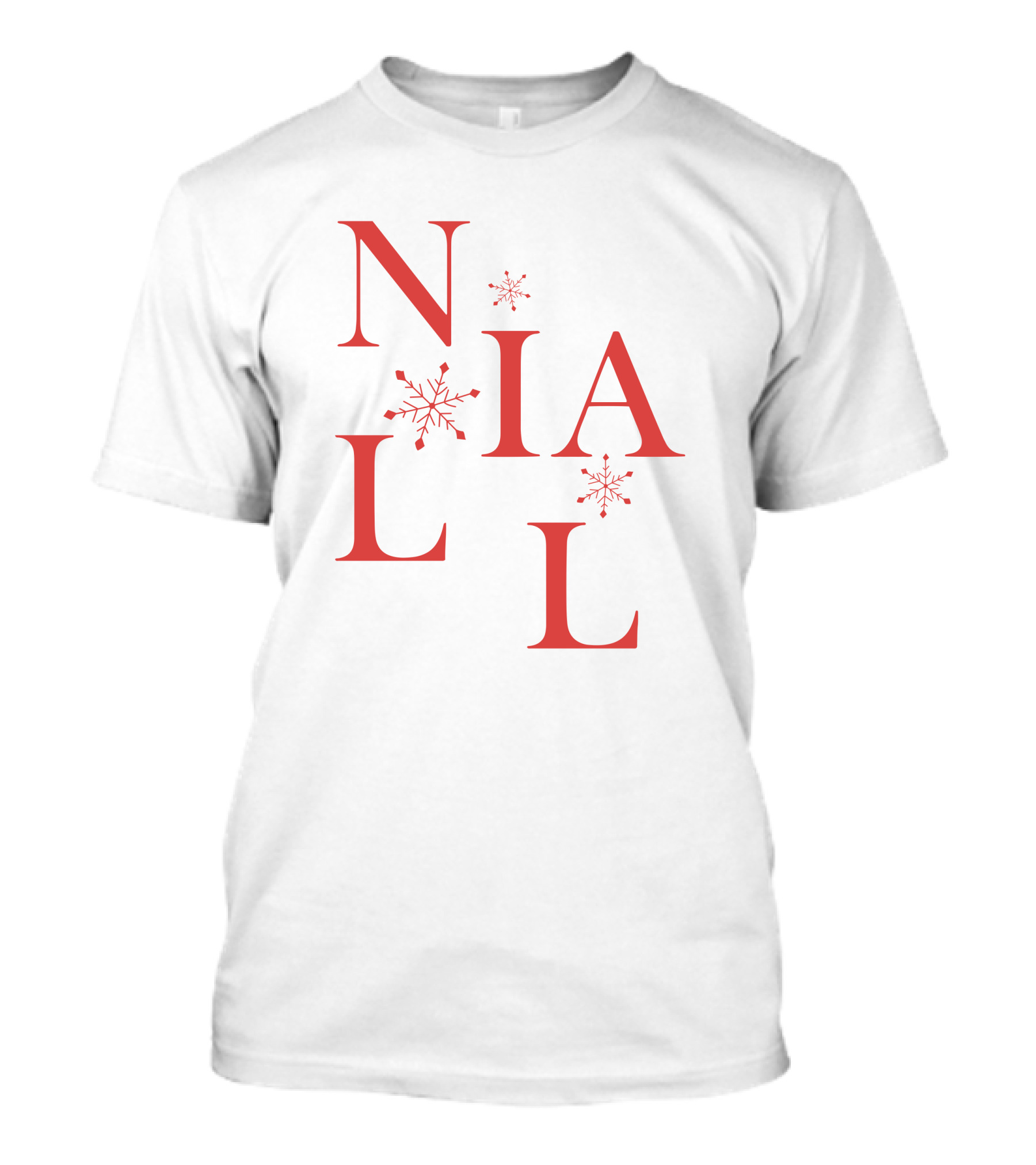 Niall Horan Holiday Merch Snowflake T-Shirt